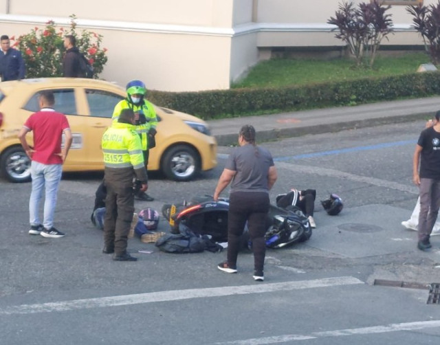Foto | Cortesía | LA PATRIA  En esta parte del sector se evidencian accidentes. 