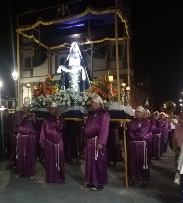 Procesión de La Soledad en Riosucio