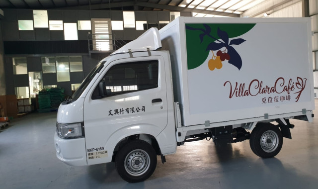 Camión de Villa Clara Café.