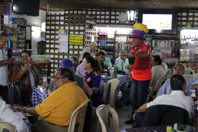 La fiesta se armaba en El Rancho en cualquier momento. Desde un almuerzo entre amigos hasta en las victorias del Once Caldas y la Selección Colombia.