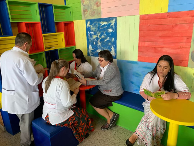 El Rincón de lectura está dispuesto para toda la comunidad educativa del colegio