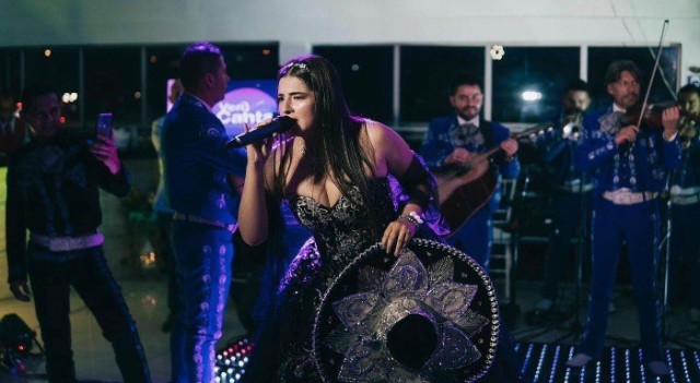 Foto | Cortesía Jeicy Valencia | LA PATRIA Jeicy también hizo parte de grupos de mariachi.