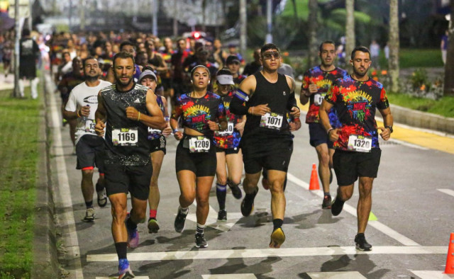 Manizales Night Run. 