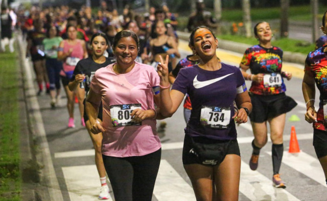 Manizales Night Run. 