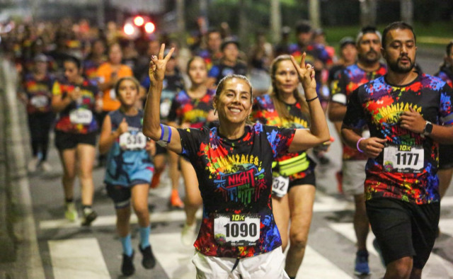 Manizales Night Run. 