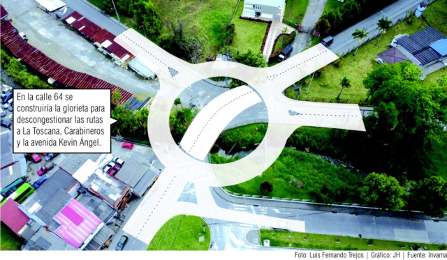 Edificar dos puentes y una glorieta para generar una solución vial zona nororiental – Avenida Kevin Ángel.