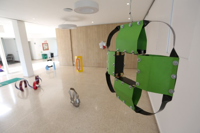 Foto | Luis Fernando Trejos | LA PATRIA Auditorio Principal de la Universidad Nacional: En este espacio se presenta la Exposición Proporción, forma y matiz hasta el 30 de mayo.