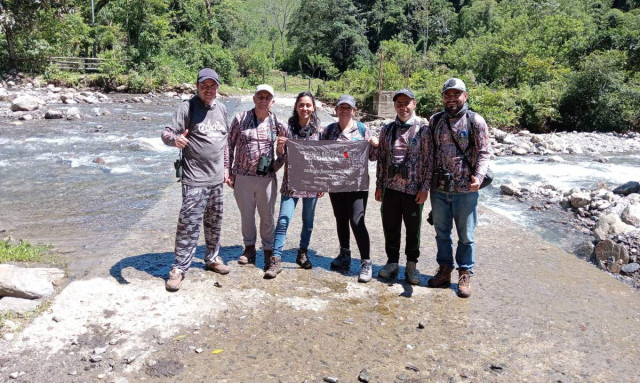 El club de aves Pueblo Nuevo, Melanerpes pulcher, participó en la jornada mundial del conteo de aves, Global Big Day el sábado (10 de mayo).