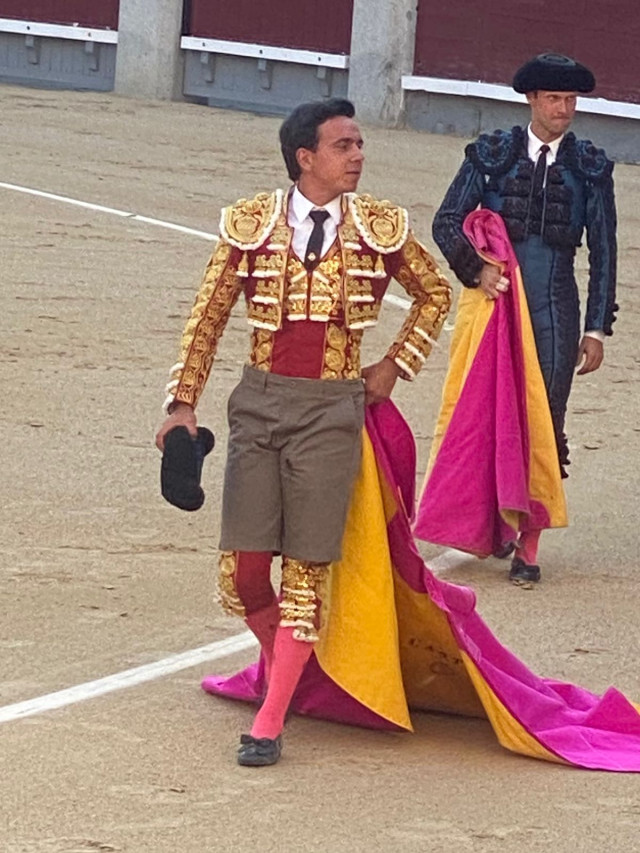 Juan de Castilla en la clamorosa vuelta al ruedo ayer en Madrid, tras la  petición mayoritaria de oreja que el Palco no quiso conceder.