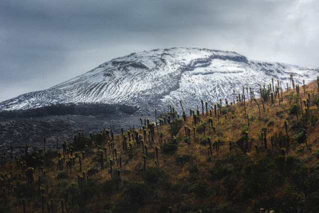 Segundo puesto en la categoría Bellezas naturales de Caldas. La gran montaña blanca acompañada del páramo, por Juan Diego Quintero Urrea, de Marinilla.