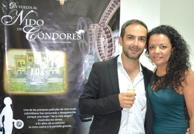 Aldemar junto a Diana Vega