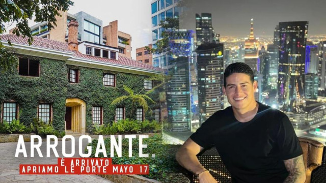 El restaurante Arrogante, de James Rodríguez, fue inaugurado en mayo del 2023 en Bogotá.