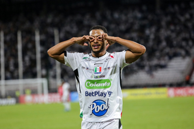 El delantero Felipe Gómez anotó el 3-0. En la ida en Bolivia también anotó. El delantero Felipe Gómez anotó el 3-0. En la ida en Bolivia también anotó.