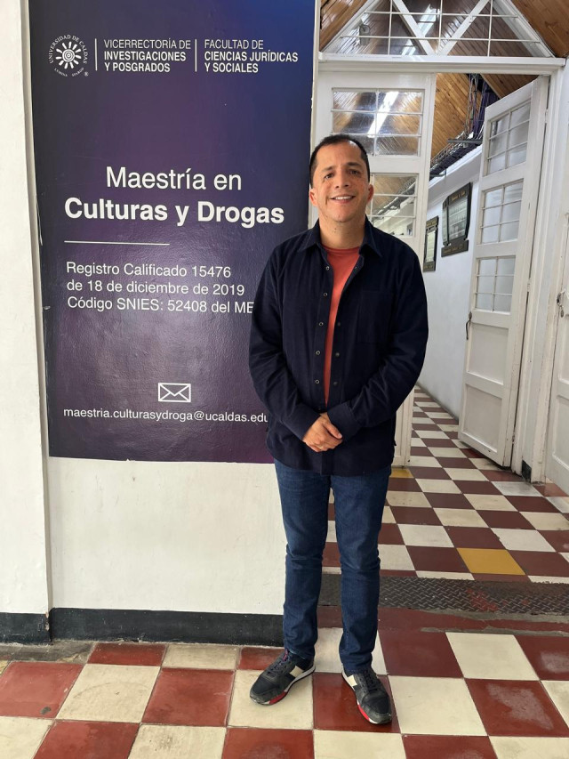 Manuel Ignacio Moreno Ospina, director de la Maestría de Cultura y Drogas de la Universidad de Caldas