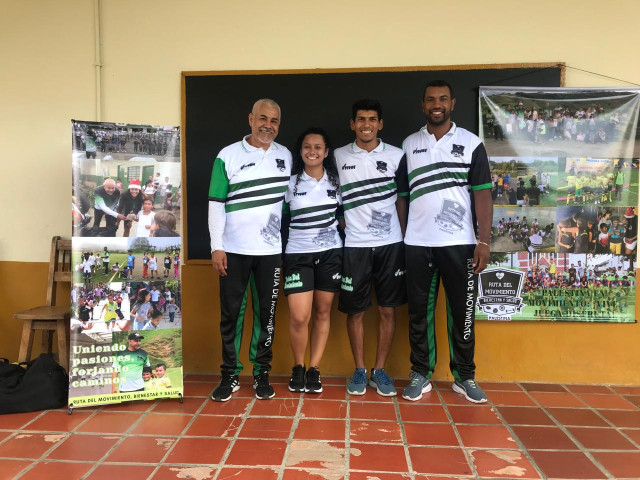 Equipo actual: Harold León, Natalia Valencia, Julián López y Óscar Bermúdez.