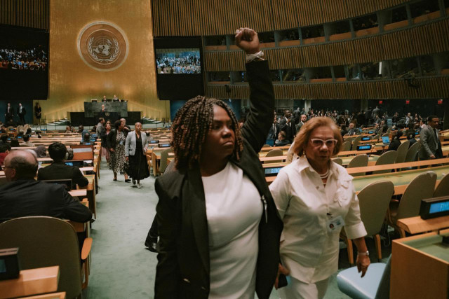 Francia Márquez protesta en la ONU
