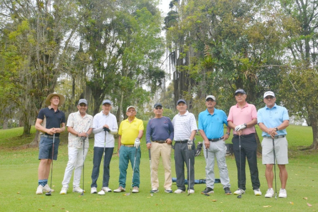 Brad Beaven, Pablo Santander, Iván Gil, Jorge Orlando, Ambrosio Correa, Rusbel Bonilla, Misael Saavedra, Jorge Avendaño y Julio César Valencia, entre los integrantes del Club de Golf Bosque Popular.
