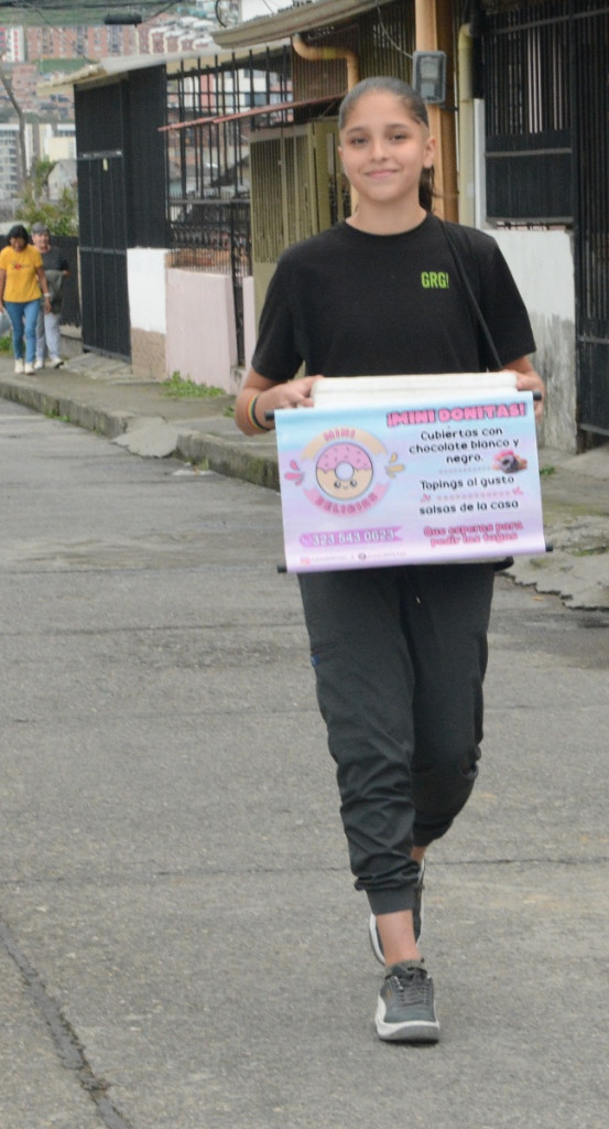 Manizales: María José alimenta su sueño con donas y sostiene a su familia, sufre una enfermedad de corazón