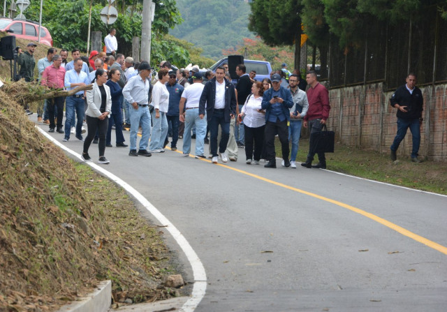 El alcalde de Manizales, Jorge Eduardo Rojas, entregó la obra este miércoles (8 de octubre).