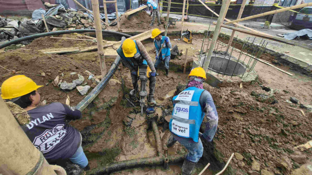 La obra cuenta con 27 trabajadores