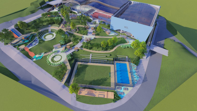 Así se vería el parque Recreodeportivo en Manizales.