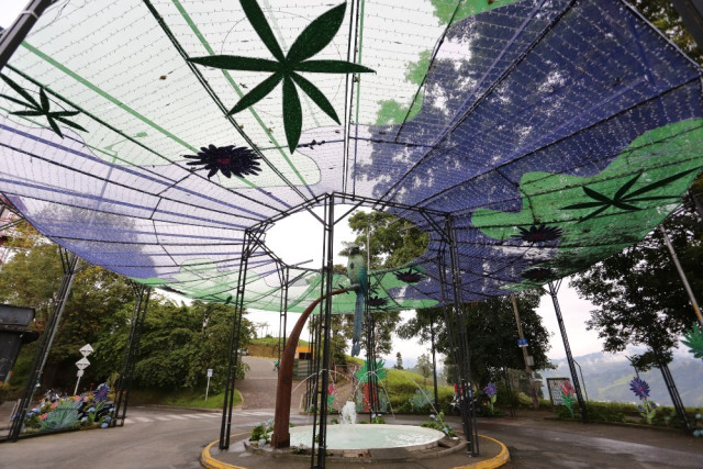 Glorieta de Milán. El desmonte se tiene programado del 17 al 24 de enero.