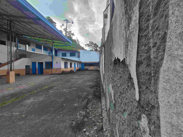 Estado de la escuela del barrrio Camilo Torres