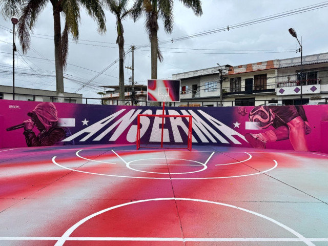 El muralista manizaleño SEPC llevó su graffiti hasta Marruecos