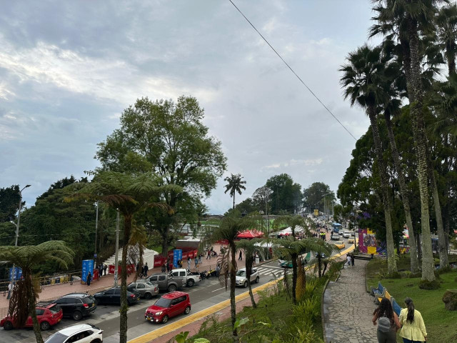Vista de Chipre este lunes (5 de enero). Es uno de los puntos más concurridos de la Feria de Manizales de este 2026.