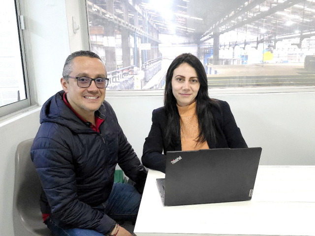 Juan David Arenas Muñoz y Juliana Lizarralde Castaño, contadores públicos de la Universidad de Manizales y Uniremington, respectivamente.