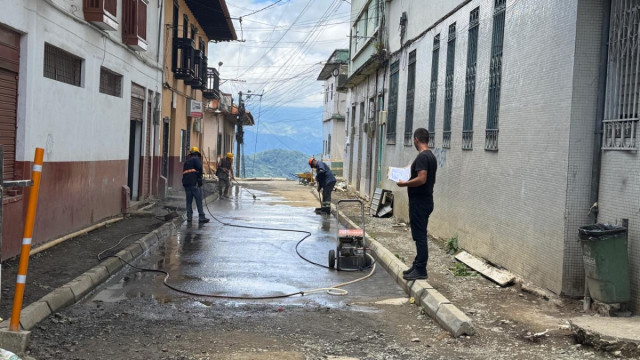 Obras viales en el centro histórico de Anserma avanzan y esperan habilitar pronto la carrera 5
