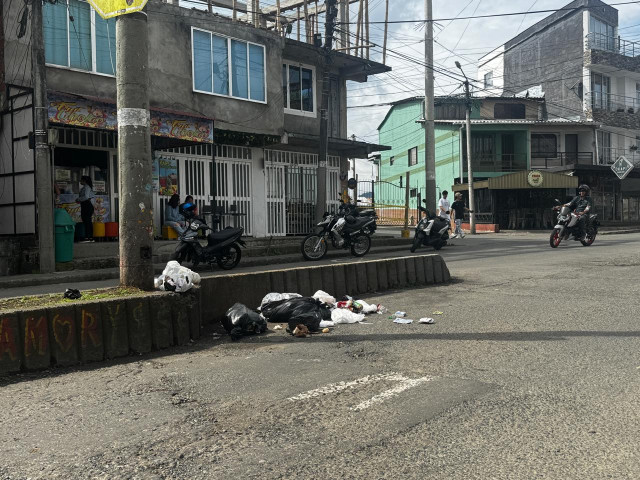 La Avenida El Libertador se transformó en un basurero
