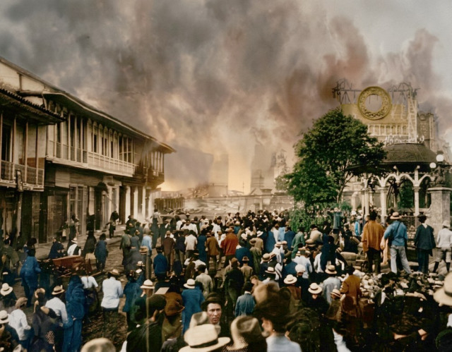 El incendio de 1926 destruyó la primera Catedral y dos manzanas del Centro de Manizales.