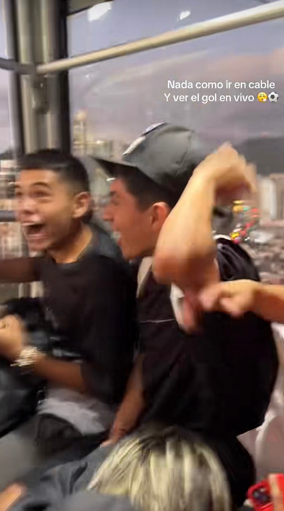 Desde el cable aéreo vieron el gol del Once Caldas: el video viral que sorprendió en Manizales