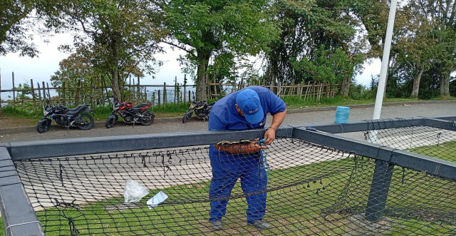 El Parque los Sentidos luce deteriorado