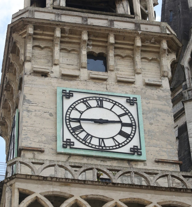 El reloj de la Catedral de Manizales fue reparado en el 2014. Está desde 1972.