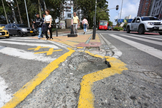 Hueco en el Cable genera riesgo