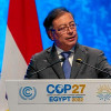 Gustavo Petro, presidente de Colombia, durante su intervención en la COP27.
