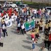 Equipos participantes en el desfile de los torneos de la Liga Caldense de Fútbol. 