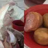 La carne, según la queja, tiene más cebo que carne. Esto lo denunciaron en un colegio rural de Neira. Guayabas en mal estado, otra denuncia.