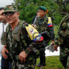 Comandantes guerrilleros de la disidencia de las Farc Estado Mayor Central se reunieron en Casa Roja, en San Vicente del Caguán. En la foto, alias Iván Mordisco, comandante general de la disidencia.