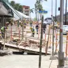 Así lucen las obras cerca a la Universidad de Manizales.