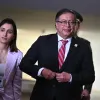 Laura Sarabia y Gustavo Petro.