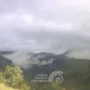 Vista del volcán Nevado del Ruiz este martes. 