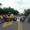 En el oriente de Caldas protestan contra el proyecto de Miel II y piden mesa de diálogo