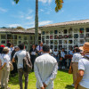 La ceremonia concluyó en el cementerio San Sebastián. El cuerpo de Leonardo reposa junto al de Esperanza.