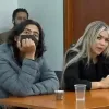 Fotograma tomado de la transmisión en directo del juicio a Nicolás Petro (i), hijo mayor del presidente de Colombia, Gustavo Petro, y a Daysuris Vásquez (d), expareja de Nicolás Petro, en el Complejo Judicial de Paloquemao, en Bogotá.