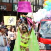 Durante la celebración del Día del Orgullo Gay los asistentes exigieron al Estado la aprobación de la Ley Integral Trans.