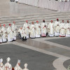 El papa Francisco presidió con los nuevos cardenales la Santa Misa de apertura del Sínodo de los Obispos en la Plaza de San Pedro, Ciudad del Vaticano.
