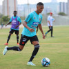 El manizaleño Alejandro García, volante del Once Caldas, en la pasada convocatoria de la Selección Colombia Sub-23.